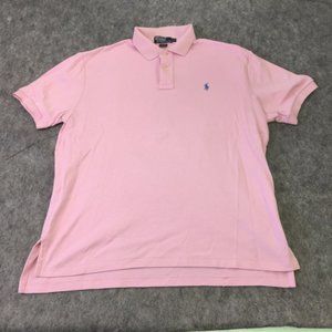 Polo Ralph Lauren Golf Polo Classic Fit Pink Short Sleeve Mens Size Large